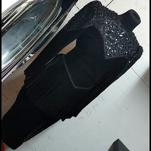 Classic Jessica McClintock peplum dress